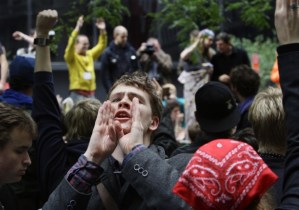 OWS protestors in NYC