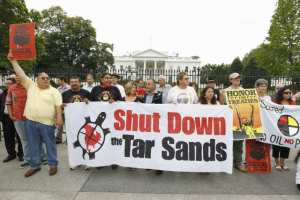 Oil Pipeline Protest