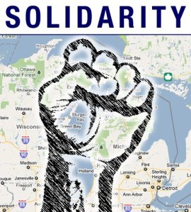 Michigan Wisconsin solidarity